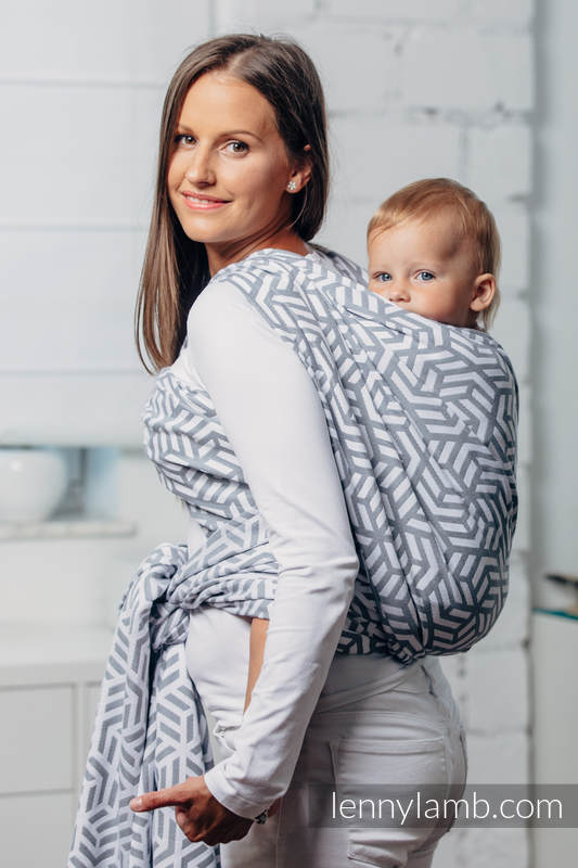 Fular tejido Jacquard / LENNYLAMB / Pearl - talla 6