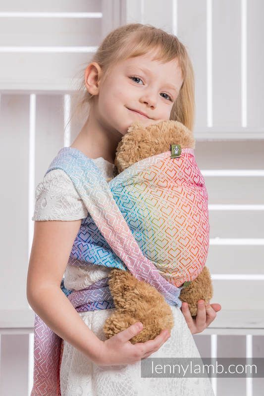 Fular portamuñecos / LENNYLAMB / Big Love Rainbow