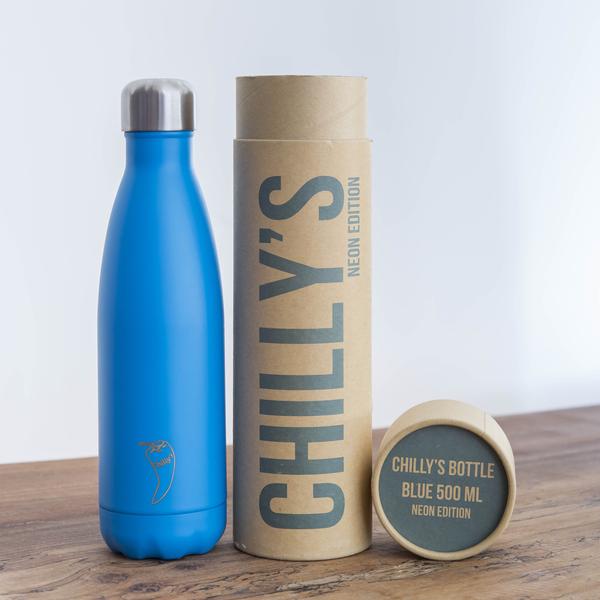 Botella / CHILLY´ S / Azul Neón 500 ml