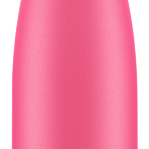 botella de acero inoxidable de color rosa neon 500 ml. de capacidad