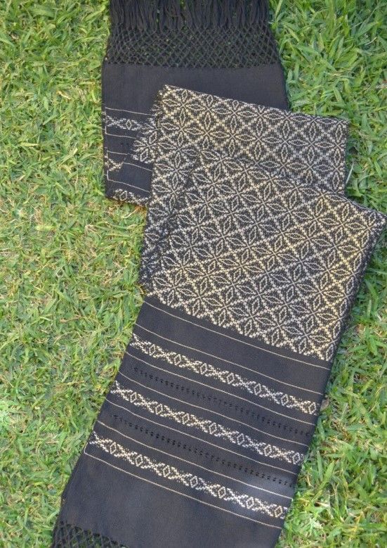 Rebozo Sarga / INDAJANI / Nochebuena Dorado - Talla M
