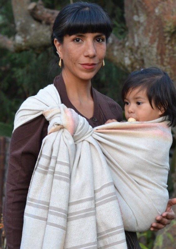 Rebozo Sarga / INDAJANI / Yux Beige - Talla L