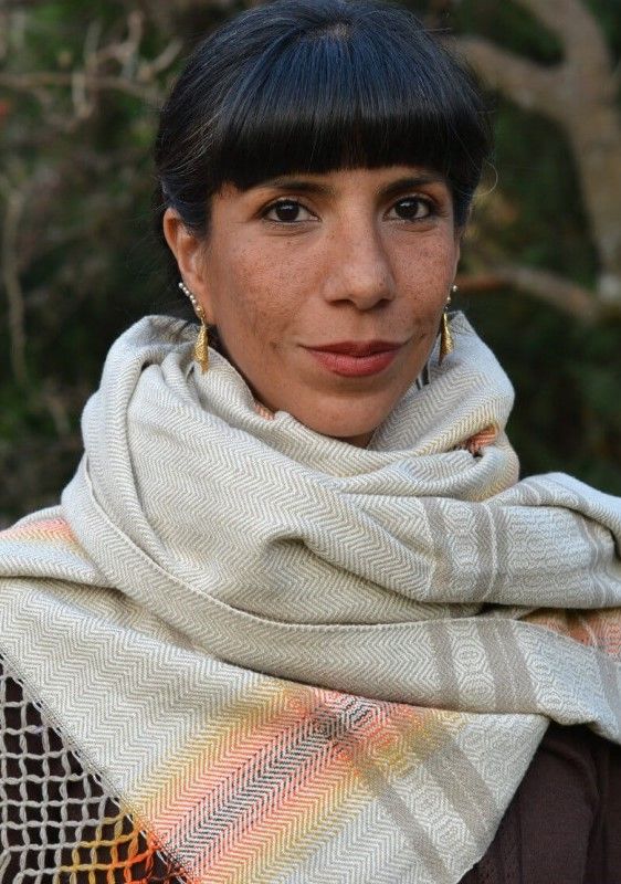 Rebozo Sarga / INDAJANI / Yux Beige - Talla L