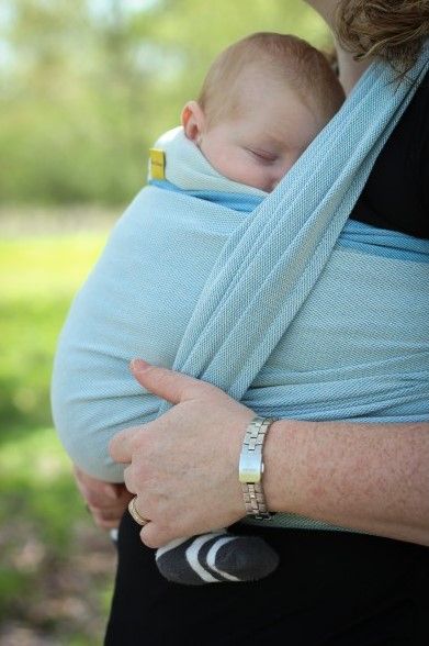 Fular tejido Sarga/ YARO / Newborn Blue - Talla 6