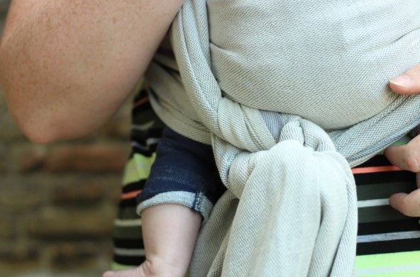 Fular tejido Sarga/ YARO / Newborn Grey - Talla 7