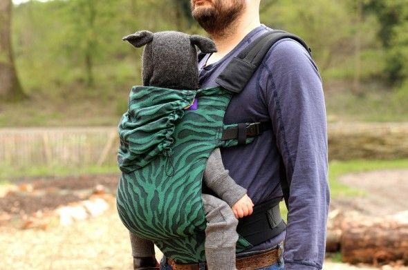 Mochila / YARO FLEX / SET Tiger Black Green - BABY
