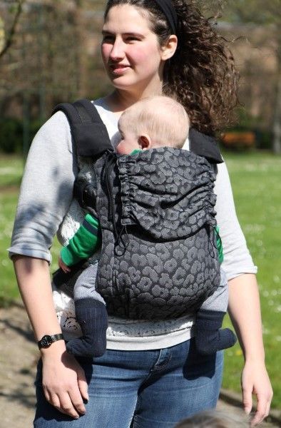 Mochila / YARO FLEX / SET Pussycat Black Grey - TODDLER