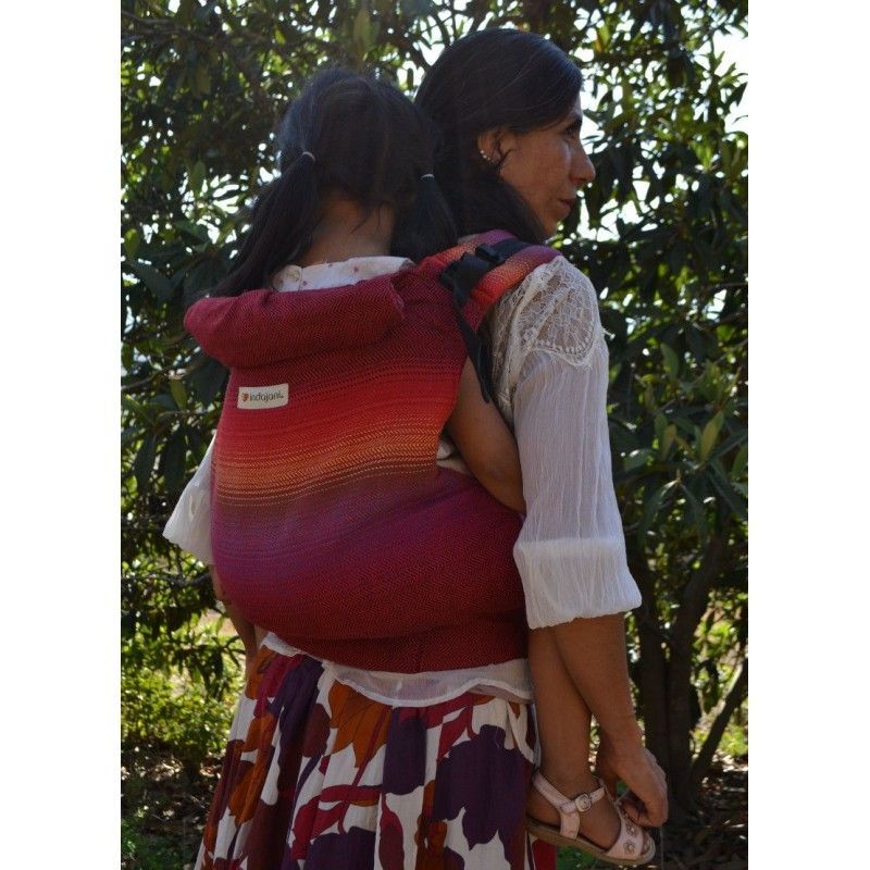 Mochila / INDAJANI / Arcoiris Rojo TODDLER