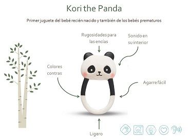 Juguetes / LANCO / Mordedor Kori el Panda