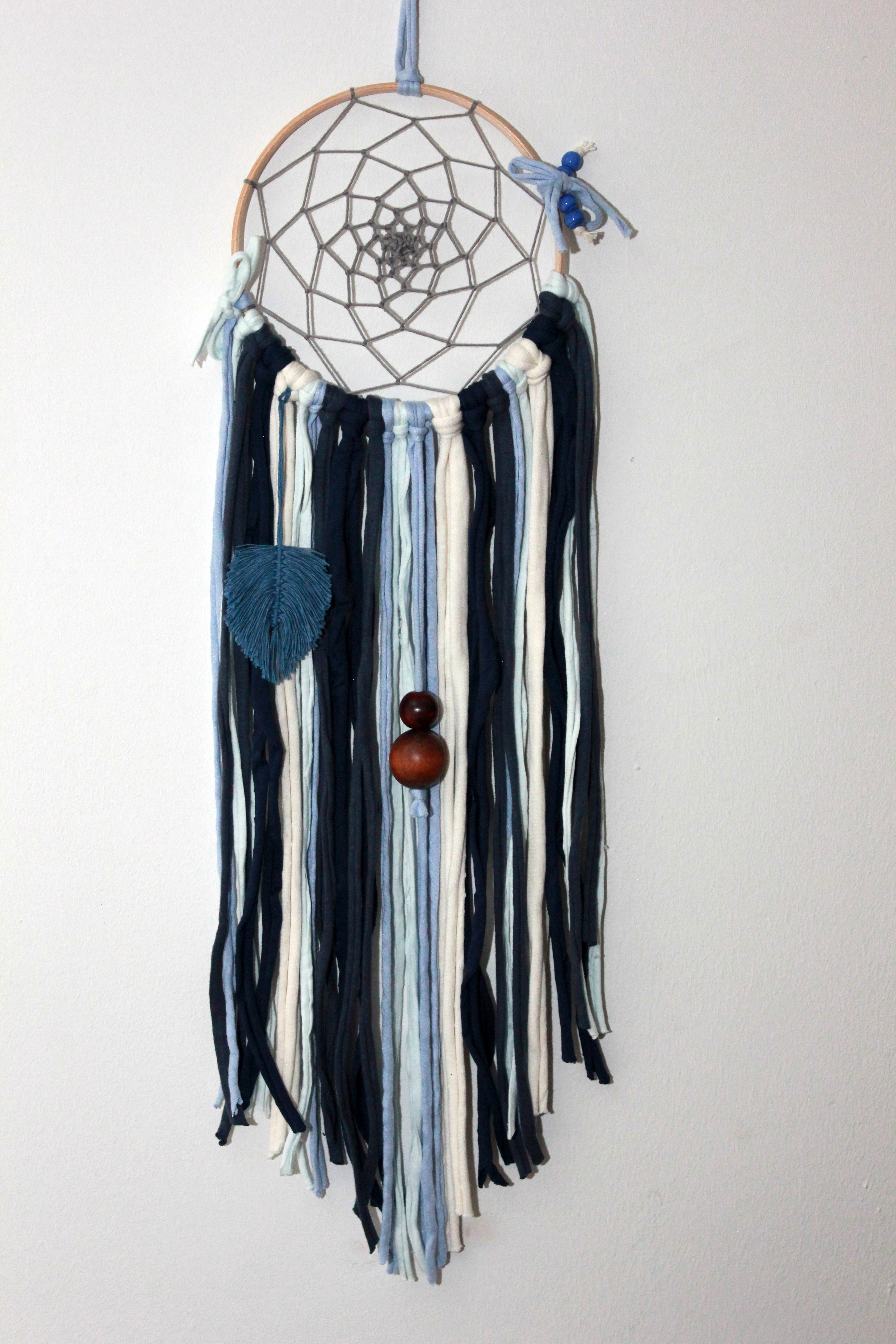 Artesanas / ilO handmade / Atrapasueños VELA (aro 17 cm.)