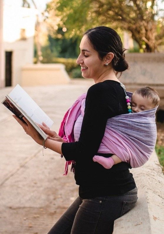Rebozo Tafetán / INDAJANI / Balai Rosa - Talla M
