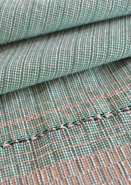 Rebozo Tafetán / INDAJANI / Etla Verde- Talla S