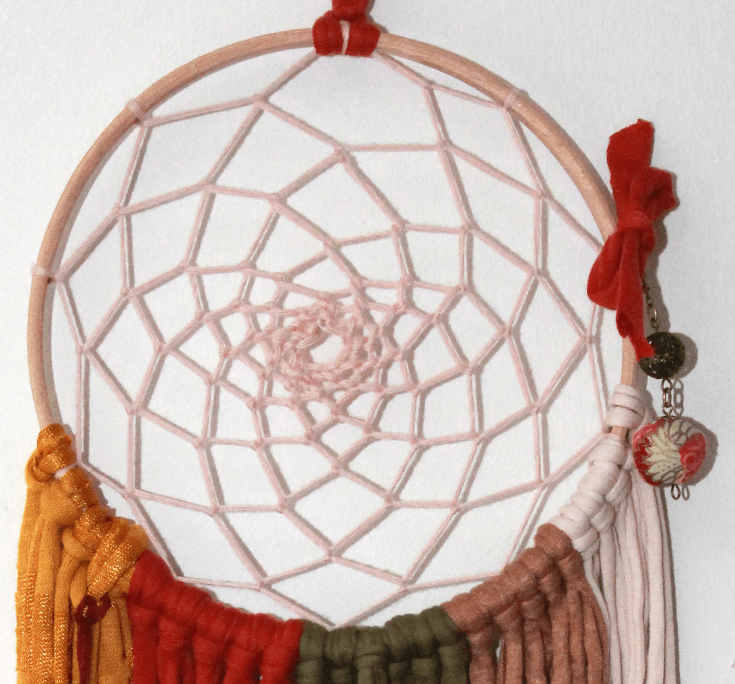 Artesanas / ilO handmade / Atrapasueños SAGITTA (aro 17 cm.)