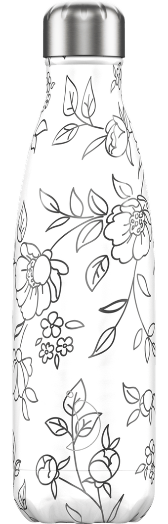 Botella / CHILLY´ S / Drawing Flores 500 ml